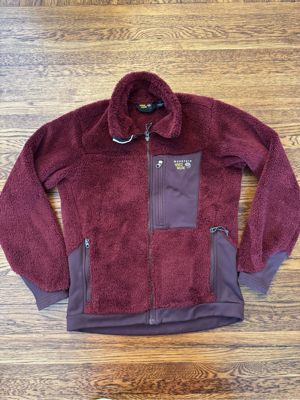 Mountain Hardwear Burgundy WOMEN’S Lightweight Fleece Jacket